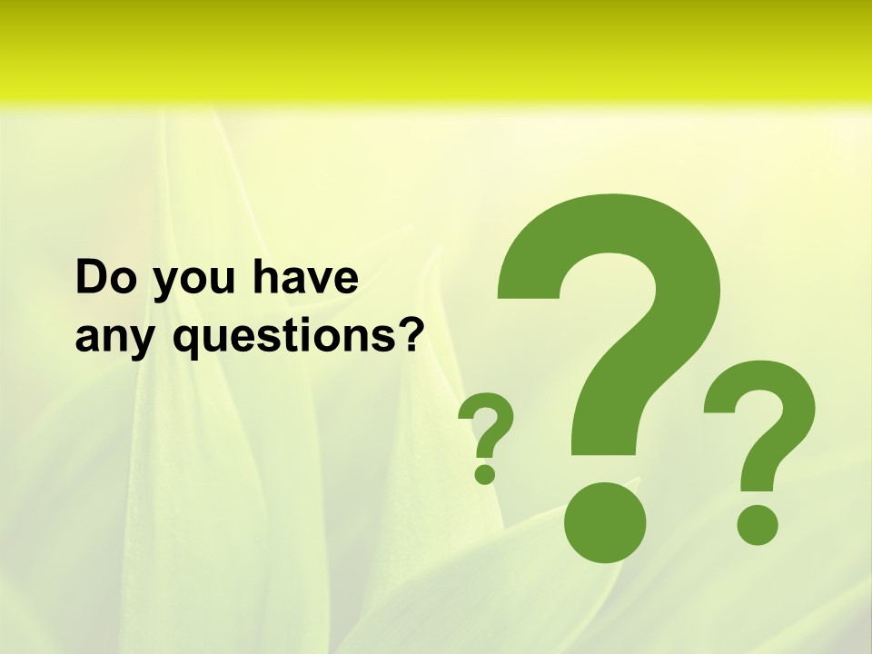 Harmony Nature Plant PowerPoint Template