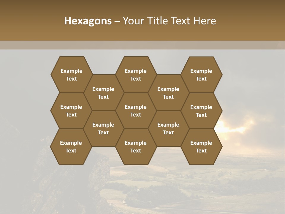 Wilderness Non Urban Scene Mountain Peak PowerPoint Template