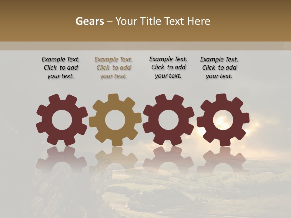 Wilderness Non Urban Scene Mountain Peak PowerPoint Template