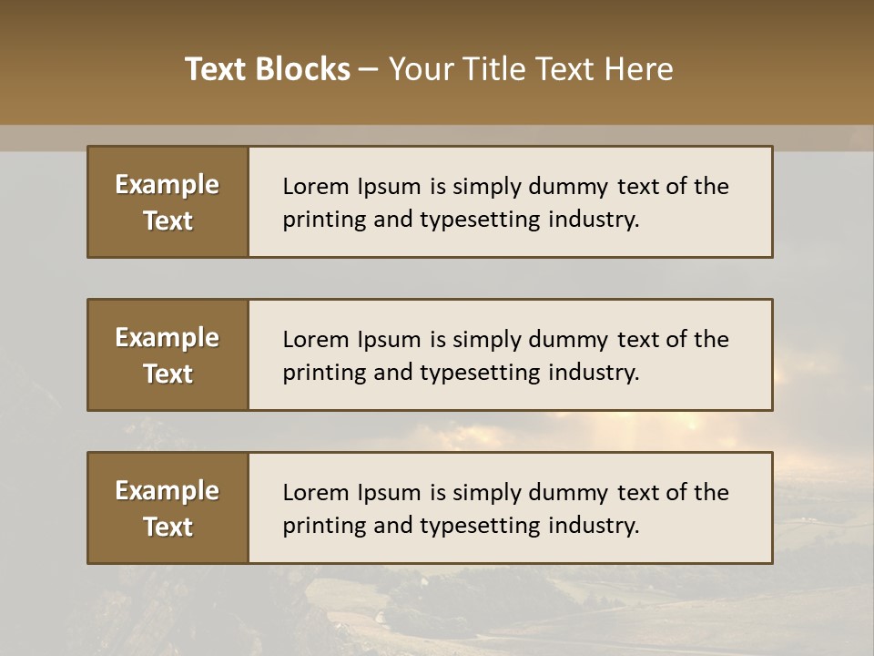 Wilderness Non Urban Scene Mountain Peak PowerPoint Template