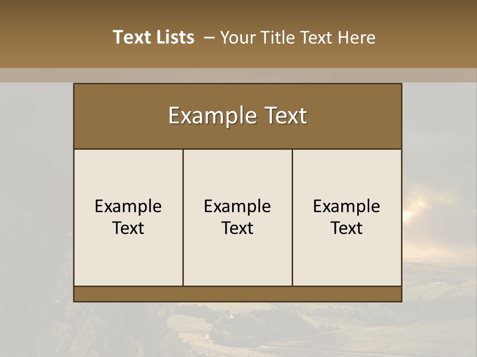 Wilderness Non Urban Scene Mountain Peak PowerPoint Template