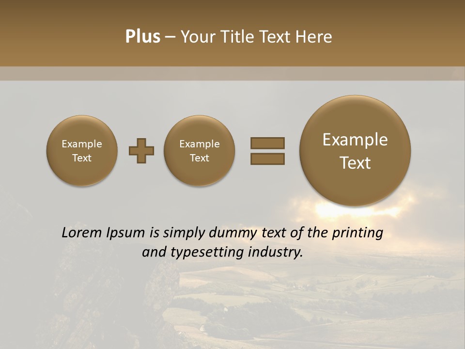 Wilderness Non Urban Scene Mountain Peak PowerPoint Template