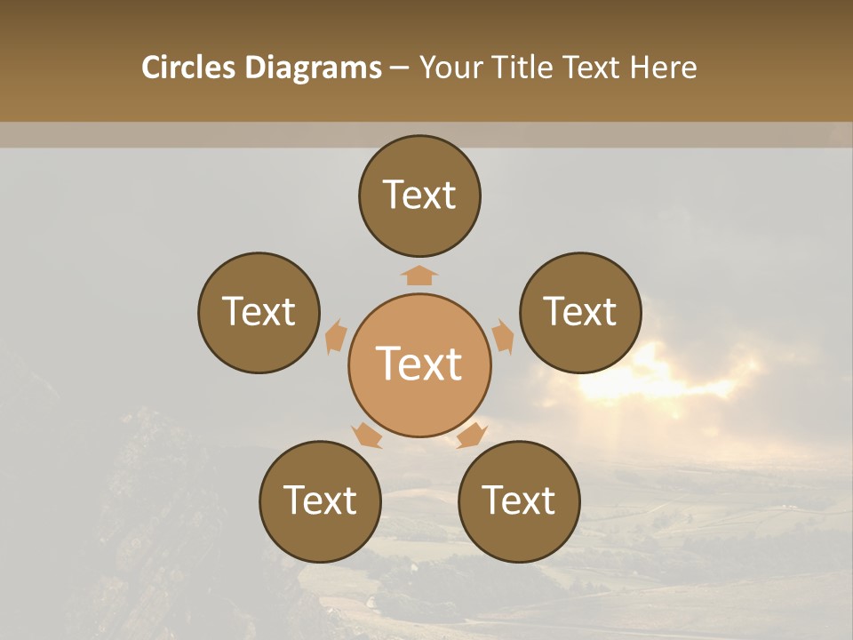 Wilderness Non Urban Scene Mountain Peak PowerPoint Template