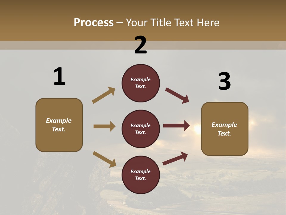 Wilderness Non Urban Scene Mountain Peak PowerPoint Template