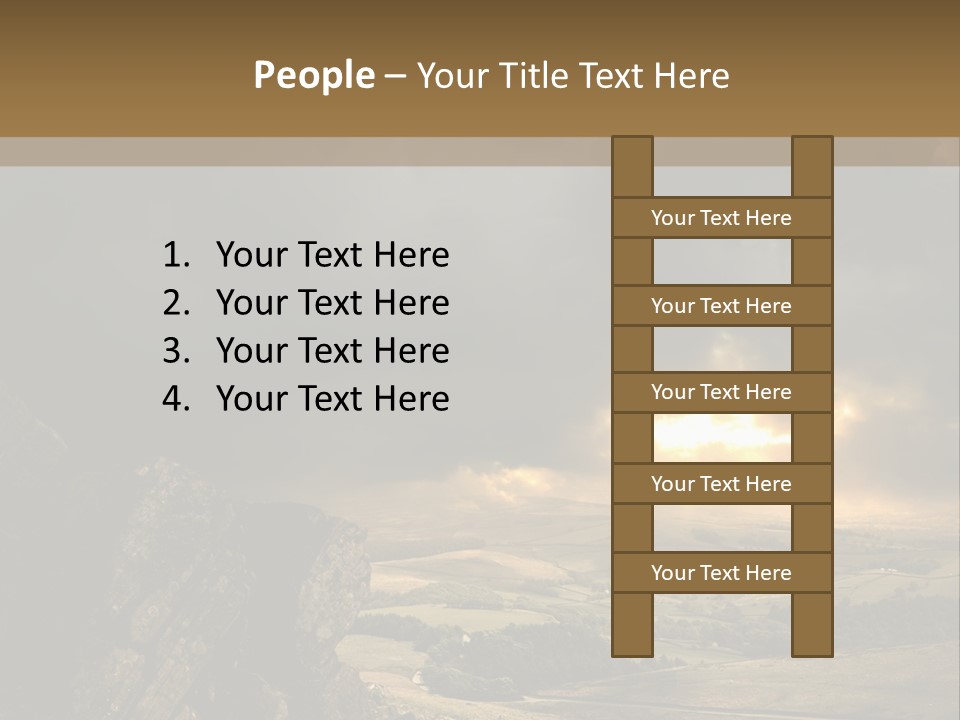 Wilderness Non Urban Scene Mountain Peak PowerPoint Template