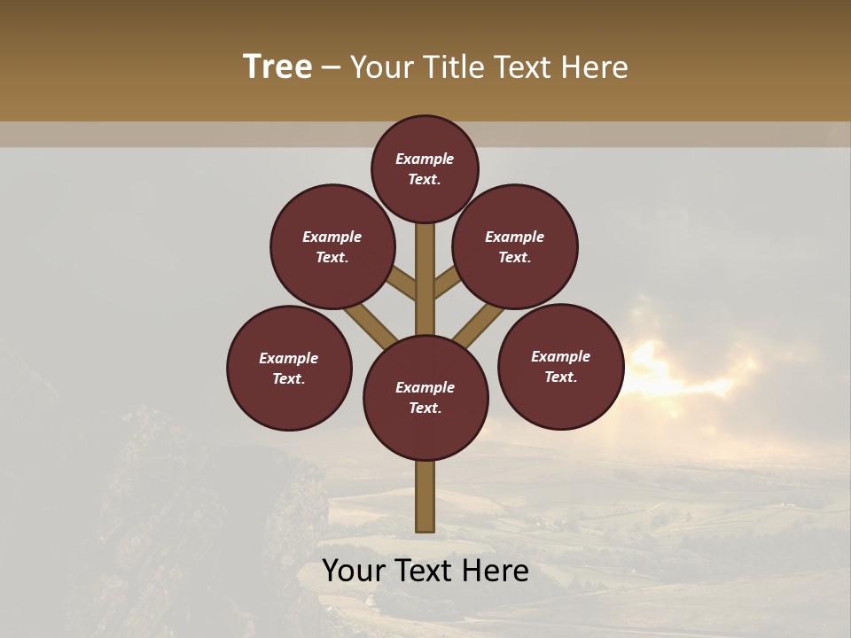 Wilderness Non Urban Scene Mountain Peak PowerPoint Template