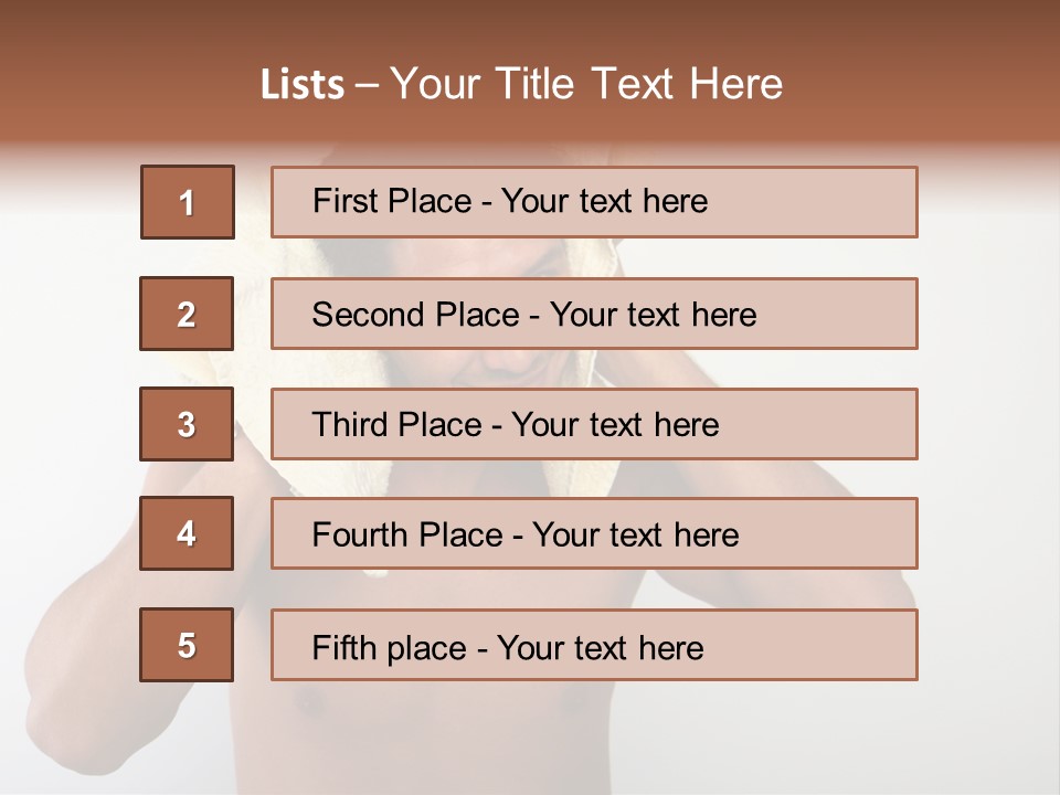 Cloth Male Health PowerPoint Template