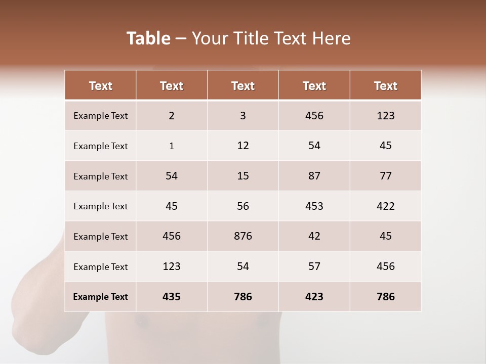 Cloth Male Health PowerPoint Template