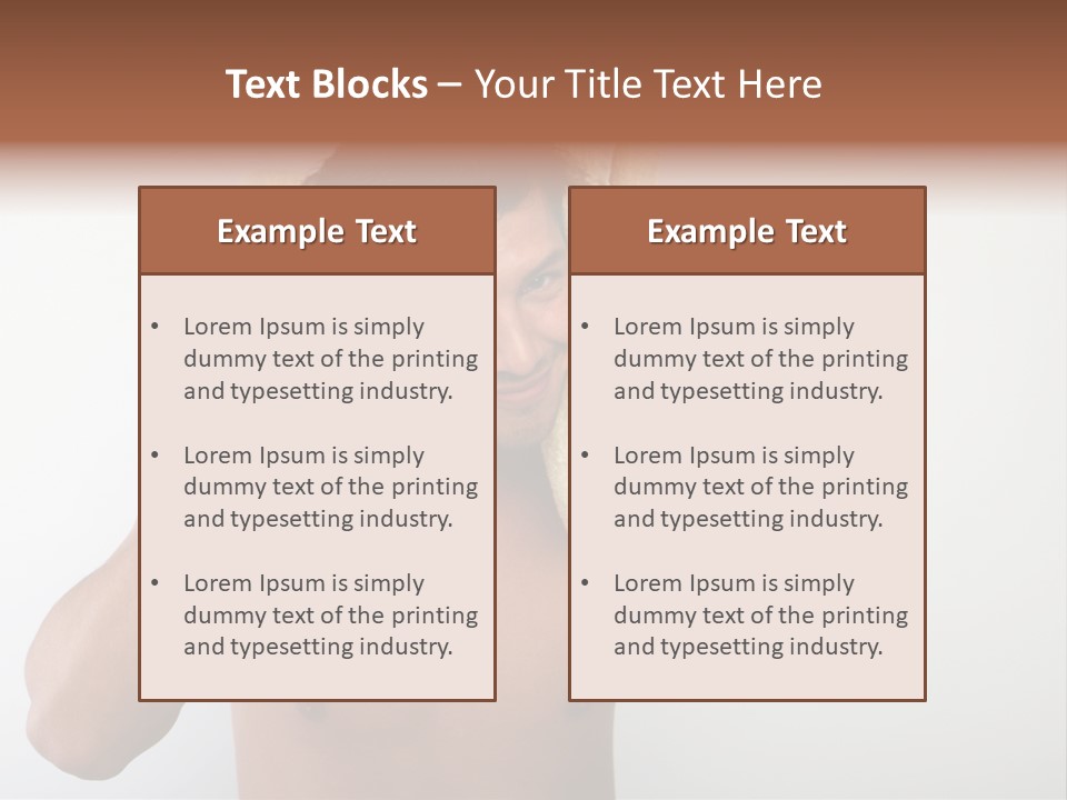 Cloth Male Health PowerPoint Template