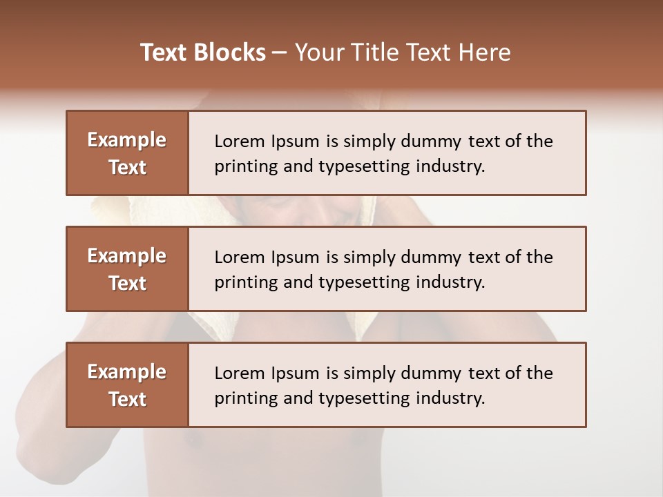 Cloth Male Health PowerPoint Template