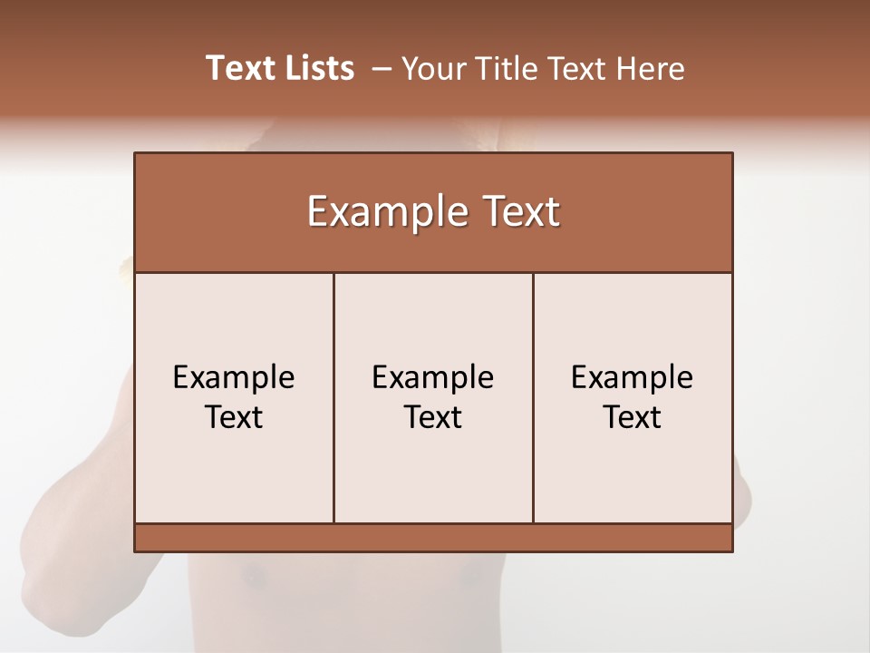 Cloth Male Health PowerPoint Template