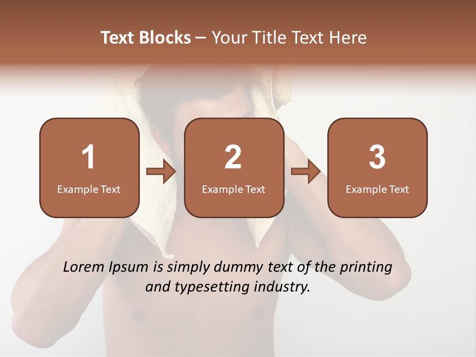Cloth Male Health PowerPoint Template
