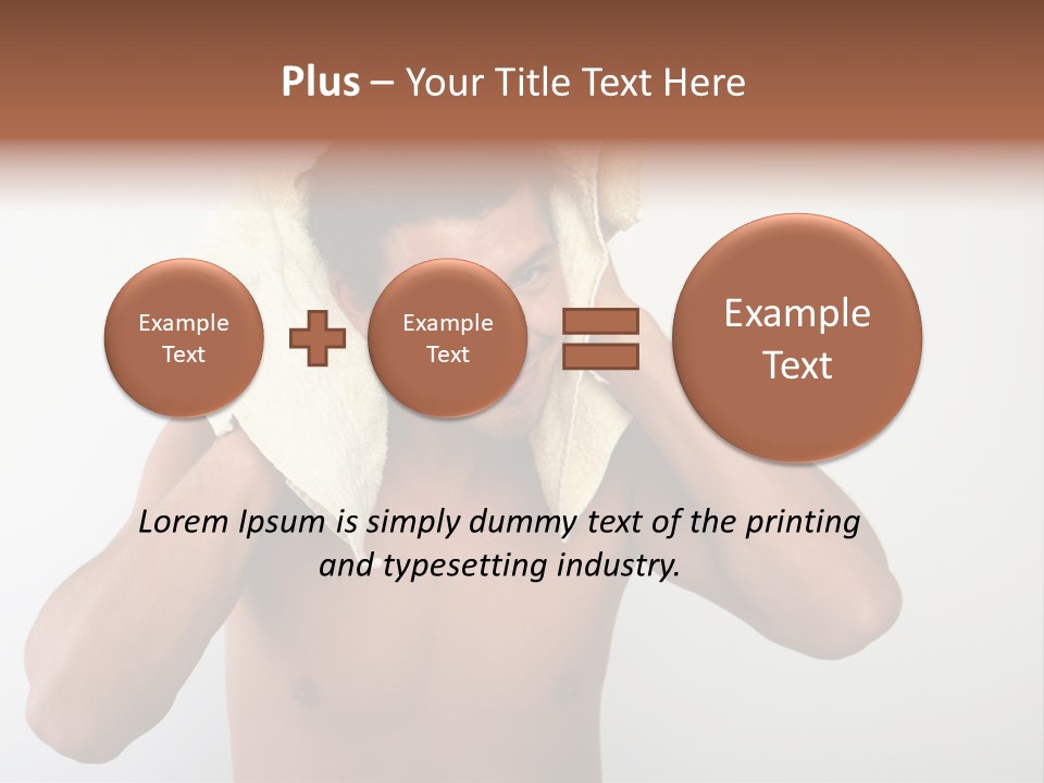 Cloth Male Health PowerPoint Template