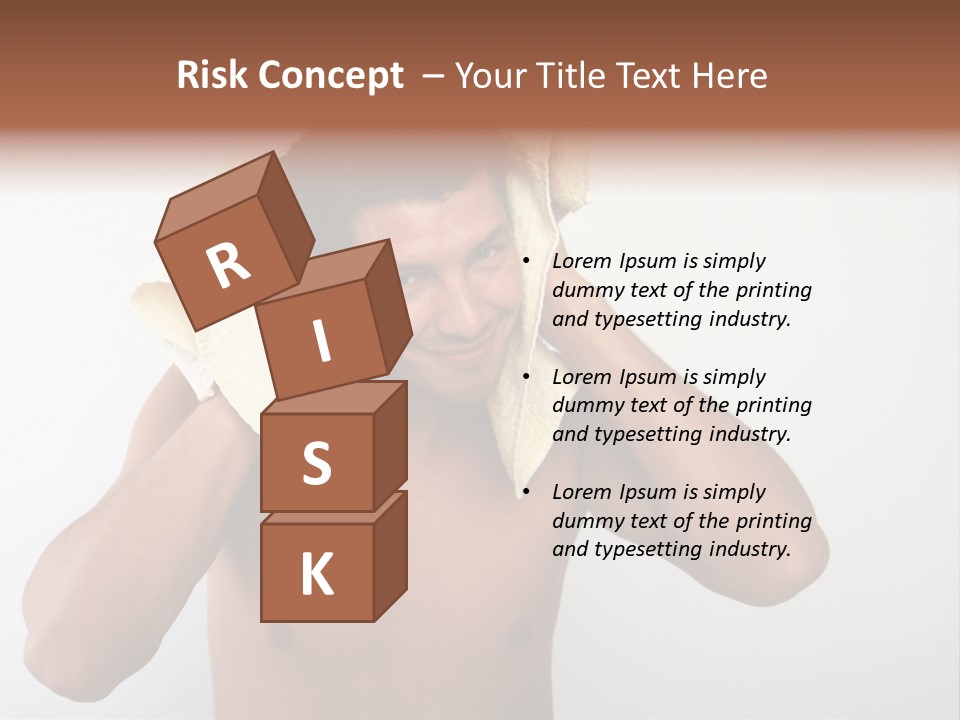 Cloth Male Health PowerPoint Template