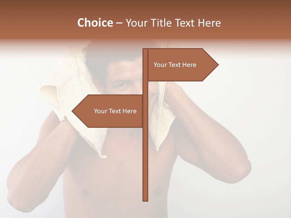 Cloth Male Health PowerPoint Template