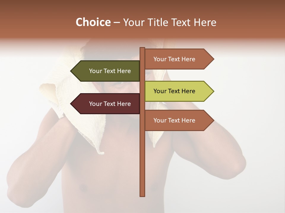 Cloth Male Health PowerPoint Template