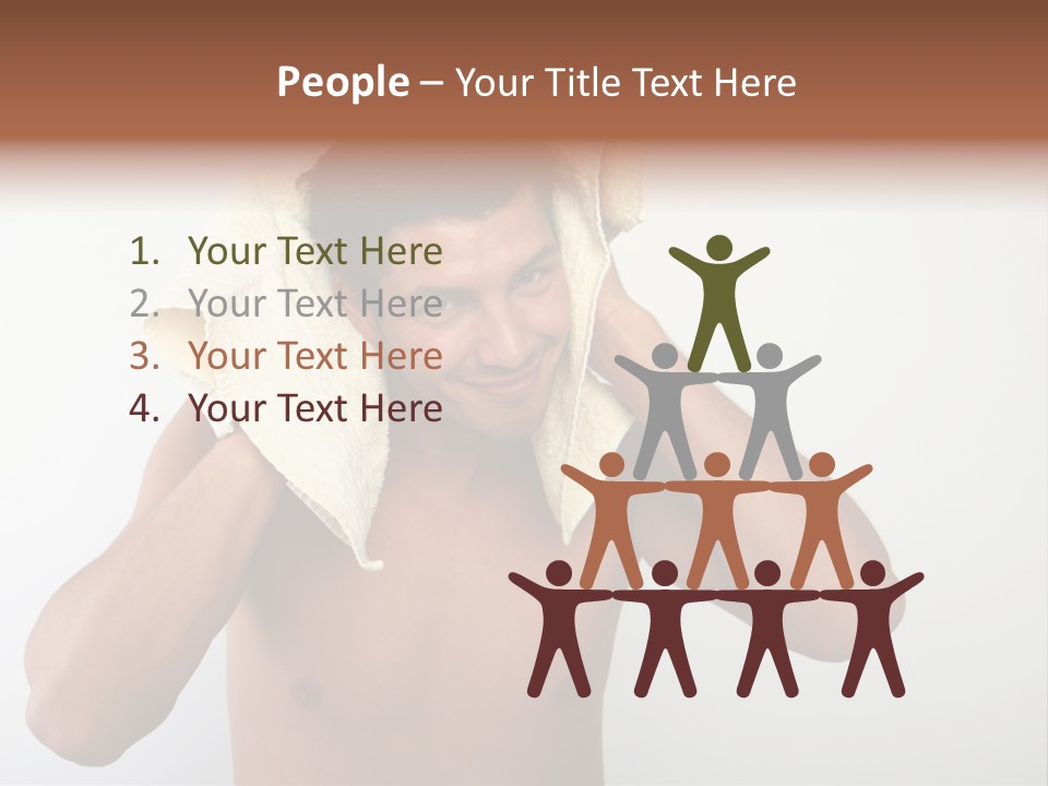 Cloth Male Health PowerPoint Template