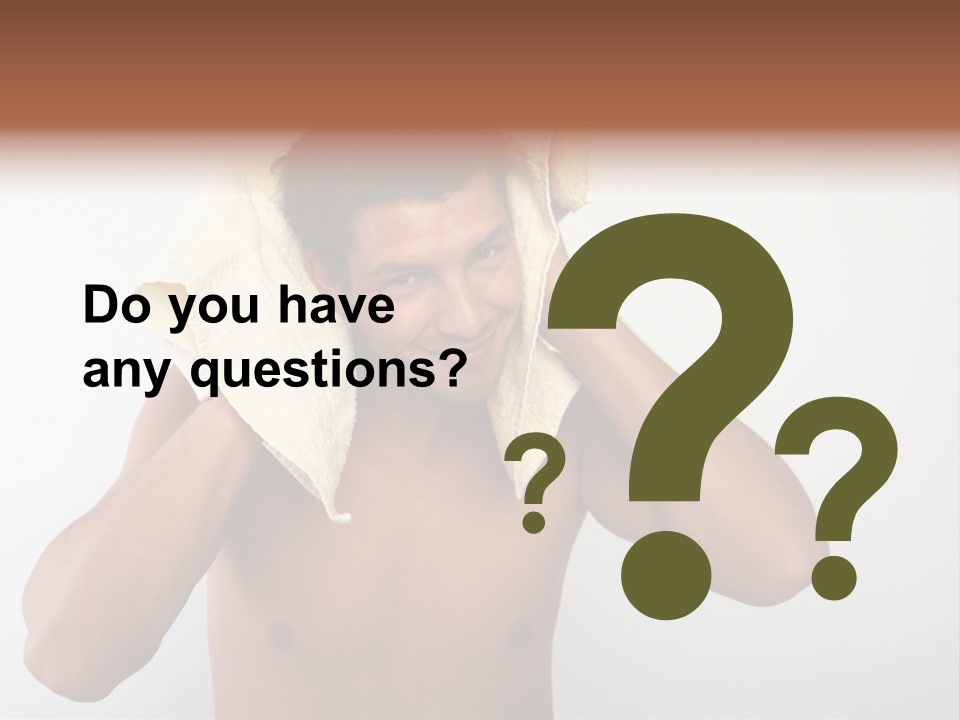 Cloth Male Health PowerPoint Template