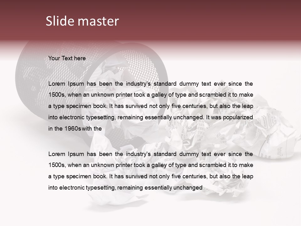 Business Dispose Document PowerPoint Template