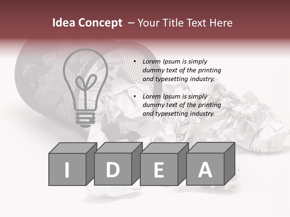 Business Dispose Document PowerPoint Template