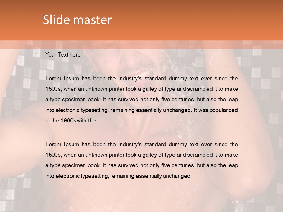 Sexy Skincare Face PowerPoint Template