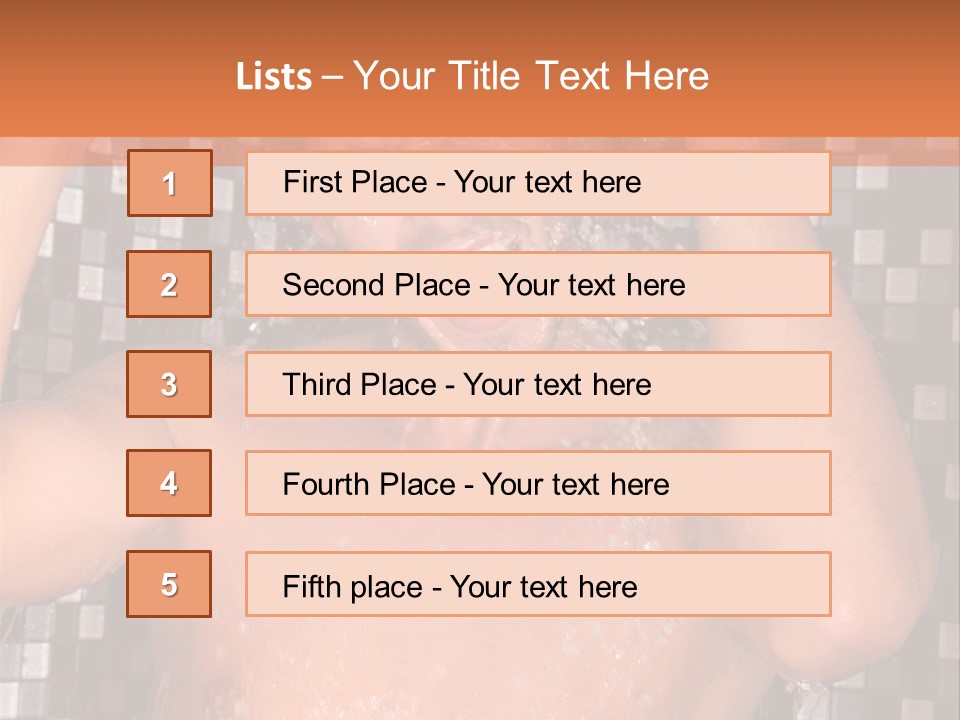 Sexy Skincare Face PowerPoint Template