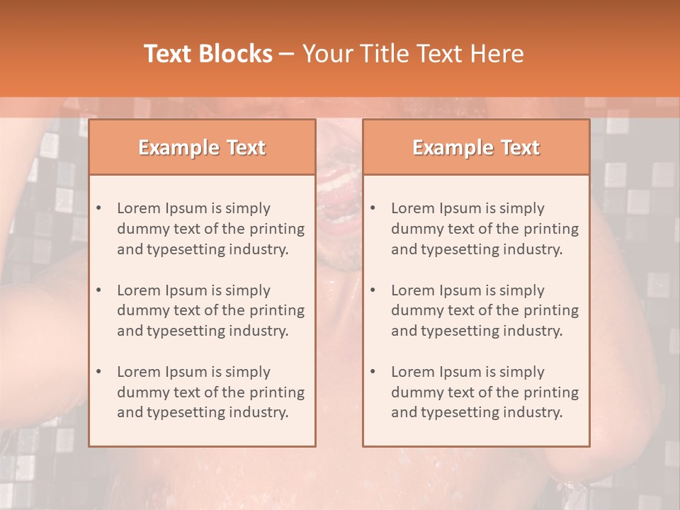Sexy Skincare Face PowerPoint Template
