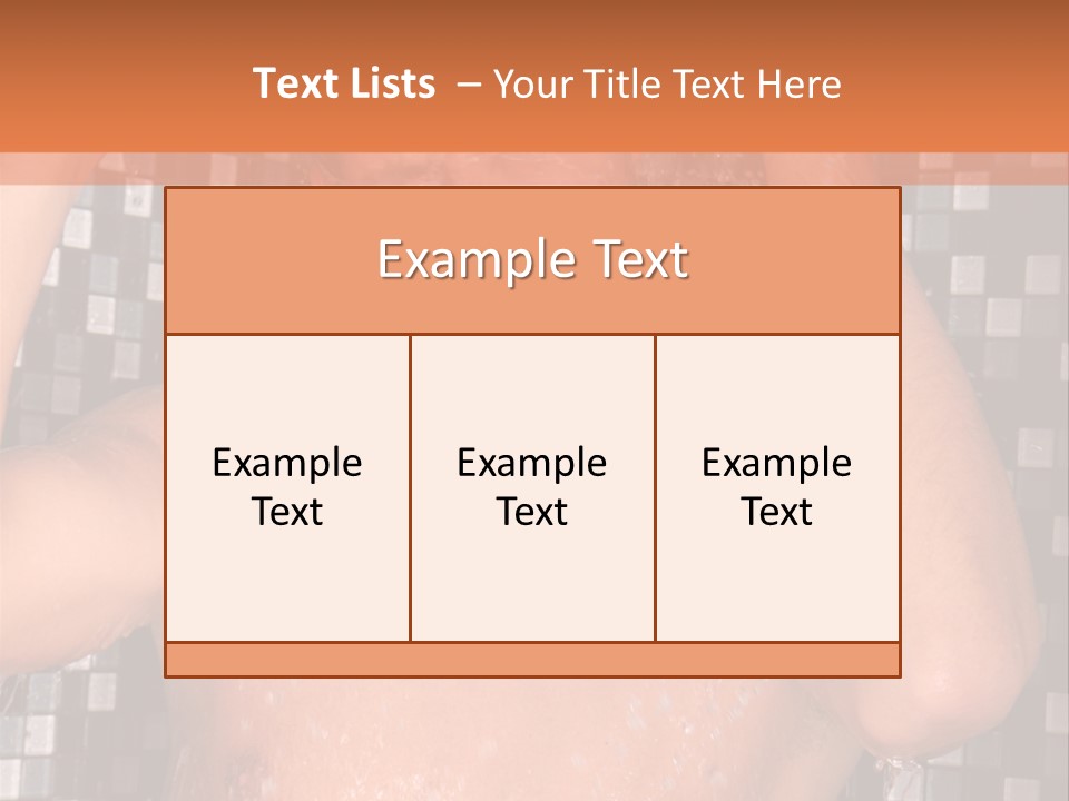 Sexy Skincare Face PowerPoint Template