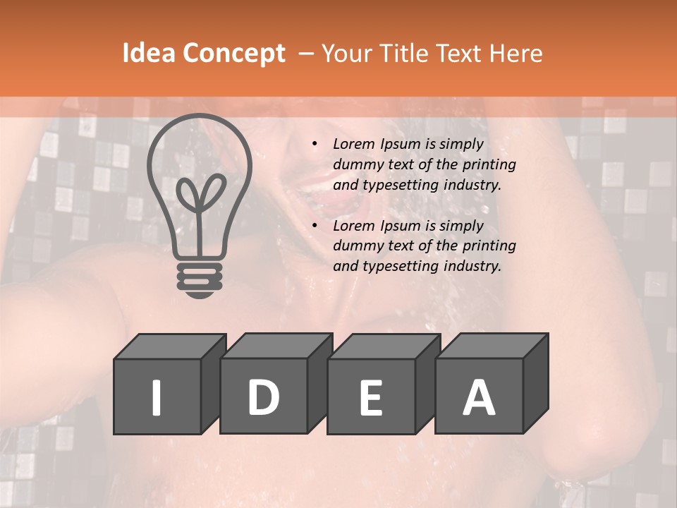 Sexy Skincare Face PowerPoint Template