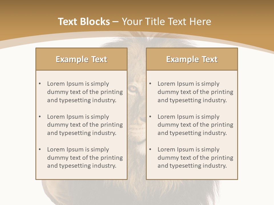 Animals Wildlife Predator PowerPoint Template