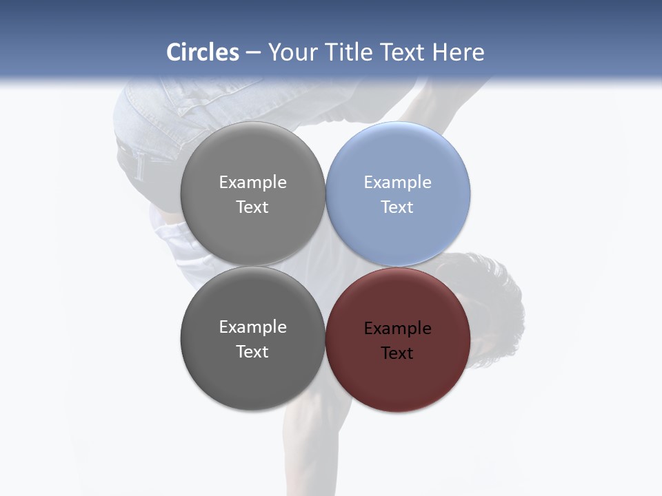 Dancer Exercise Motion PowerPoint Template