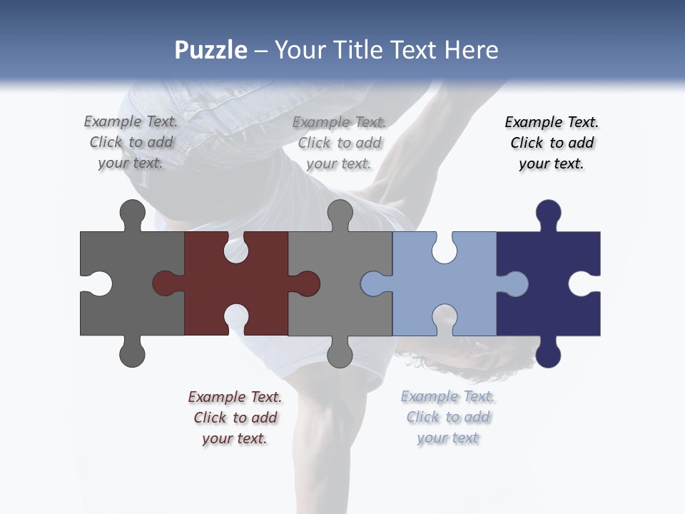 Dancer Exercise Motion PowerPoint Template