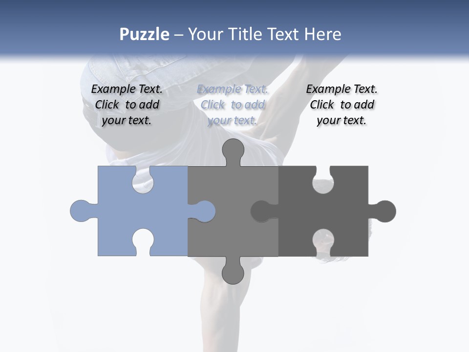 Dancer Exercise Motion PowerPoint Template