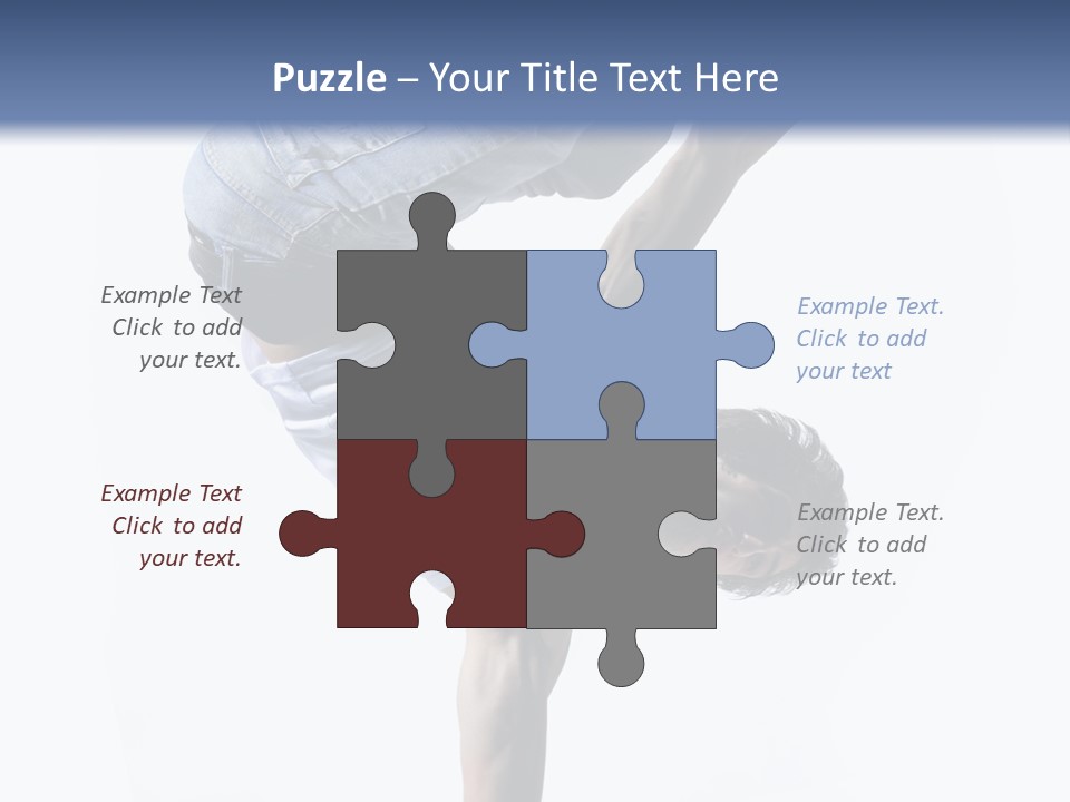 Dancer Exercise Motion PowerPoint Template