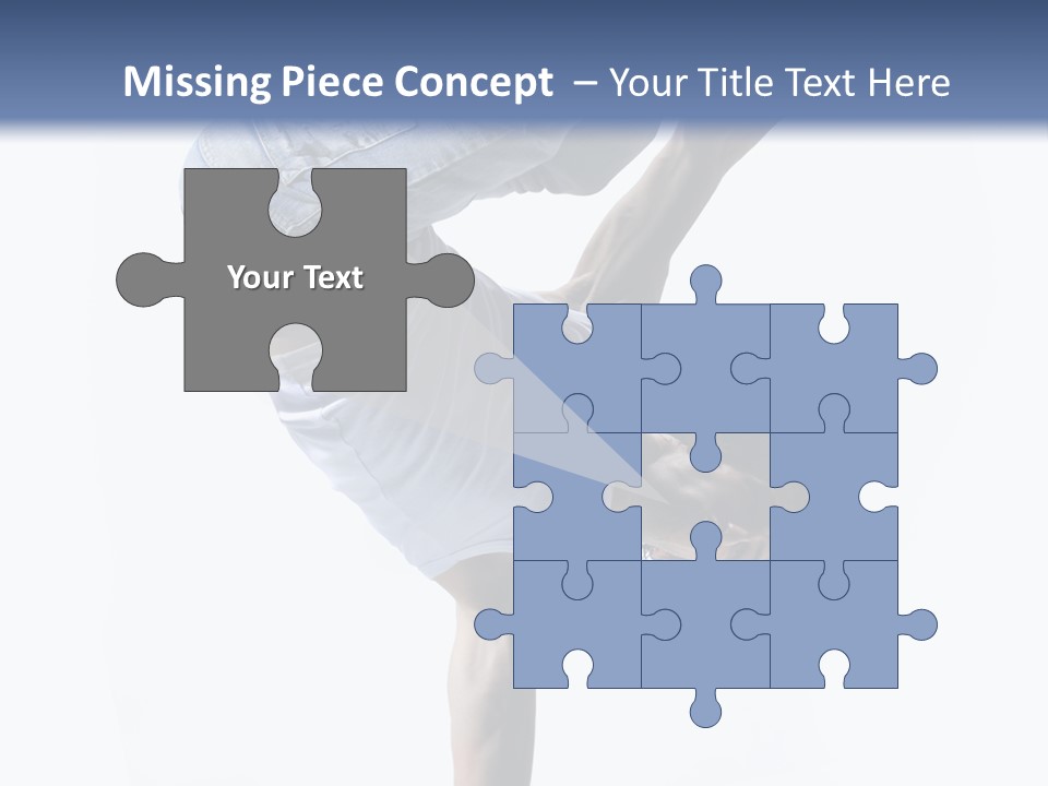 Dancer Exercise Motion PowerPoint Template