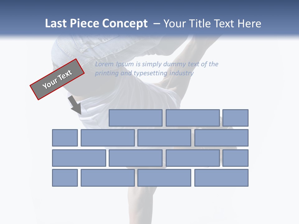 Dancer Exercise Motion PowerPoint Template