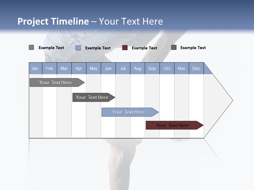 Dancer Exercise Motion PowerPoint Template