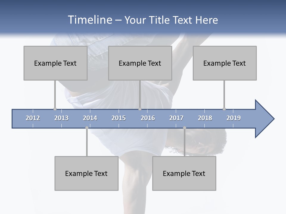 Dancer Exercise Motion PowerPoint Template