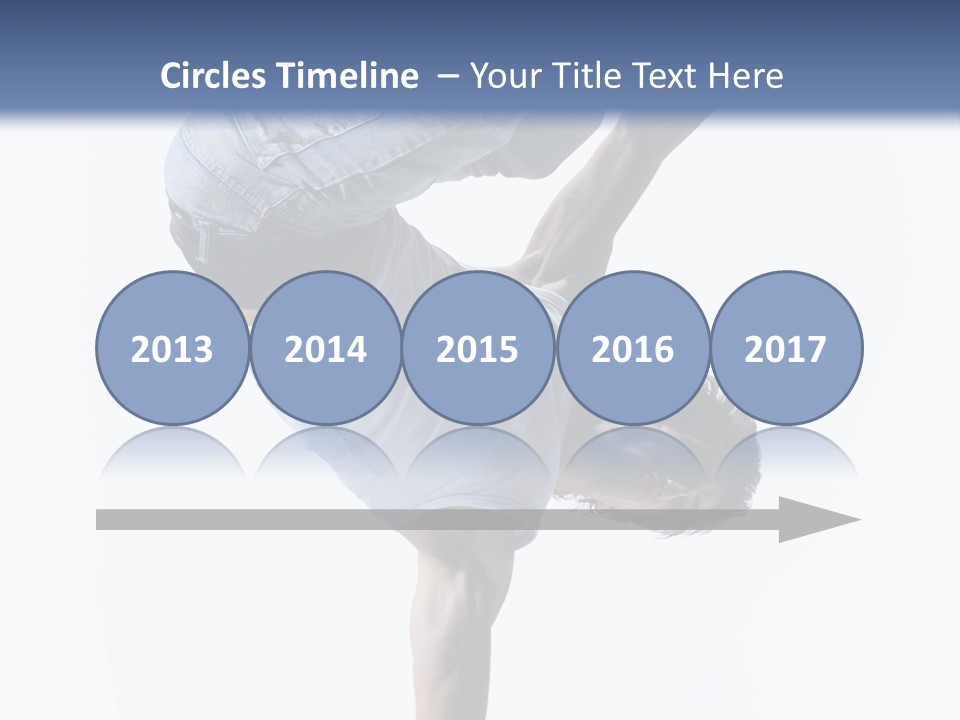 Dancer Exercise Motion PowerPoint Template