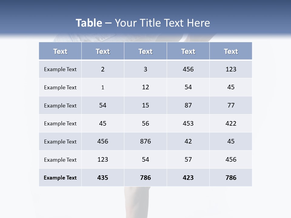 Dancer Exercise Motion PowerPoint Template