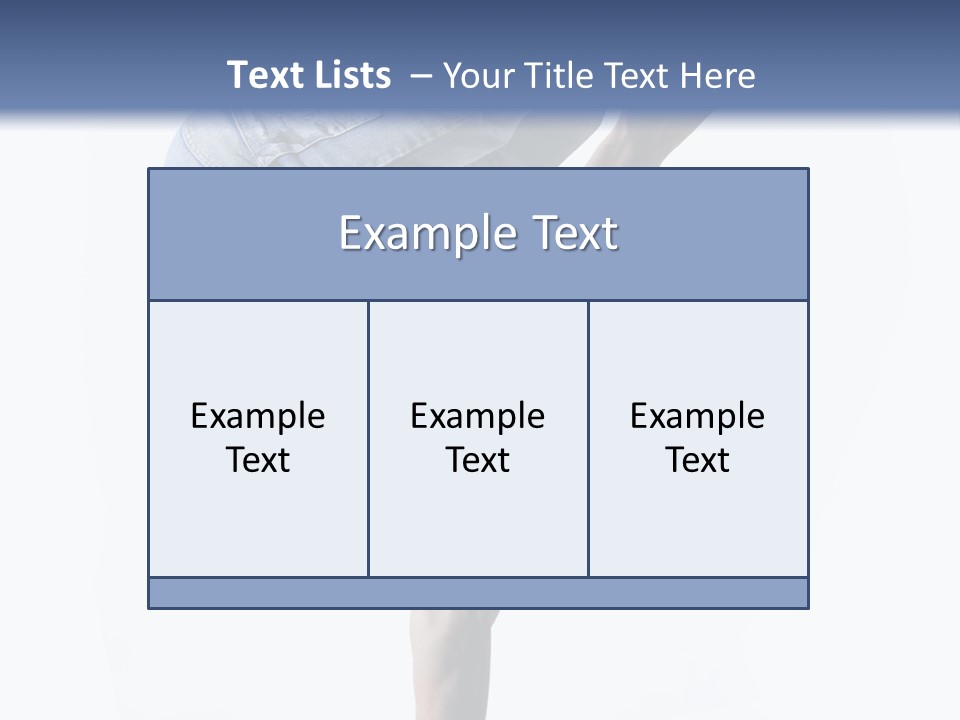 Dancer Exercise Motion PowerPoint Template