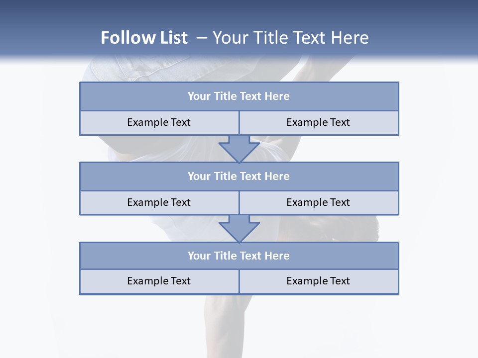 Dancer Exercise Motion PowerPoint Template