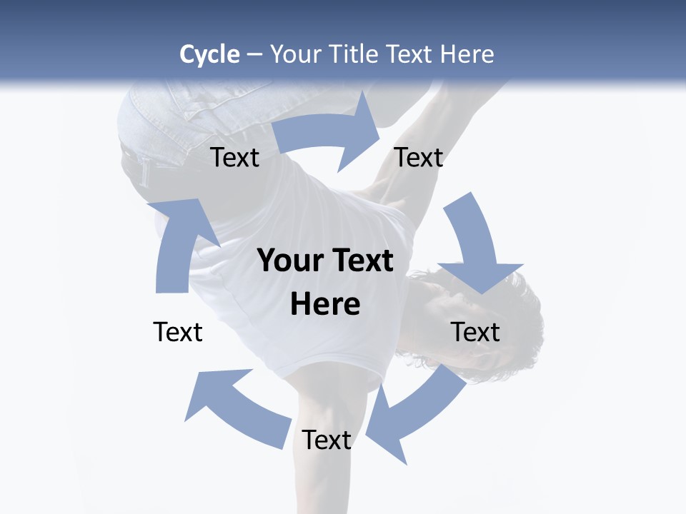 Dancer Exercise Motion PowerPoint Template