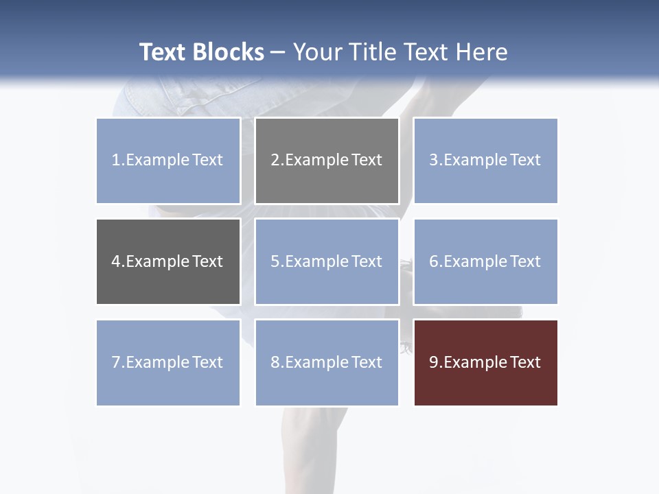 Dancer Exercise Motion PowerPoint Template