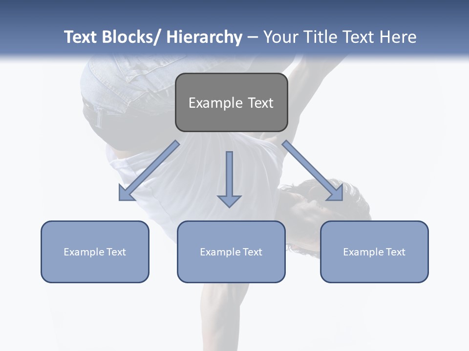 Dancer Exercise Motion PowerPoint Template