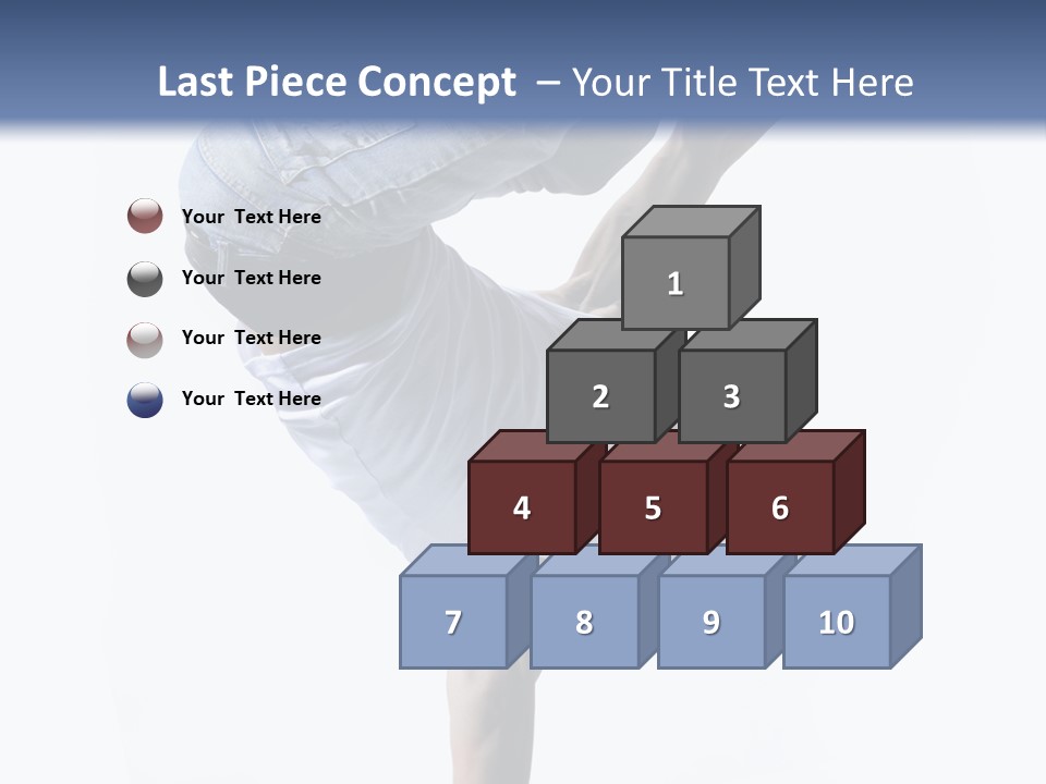 Dancer Exercise Motion PowerPoint Template