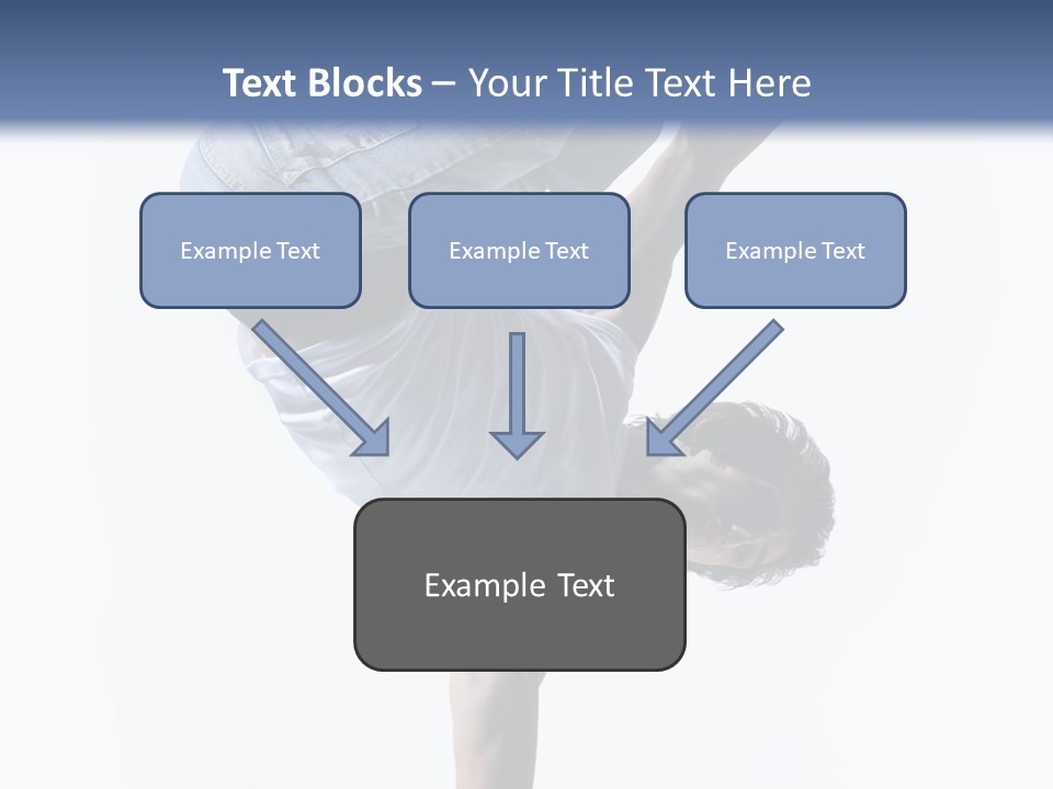 Dancer Exercise Motion PowerPoint Template