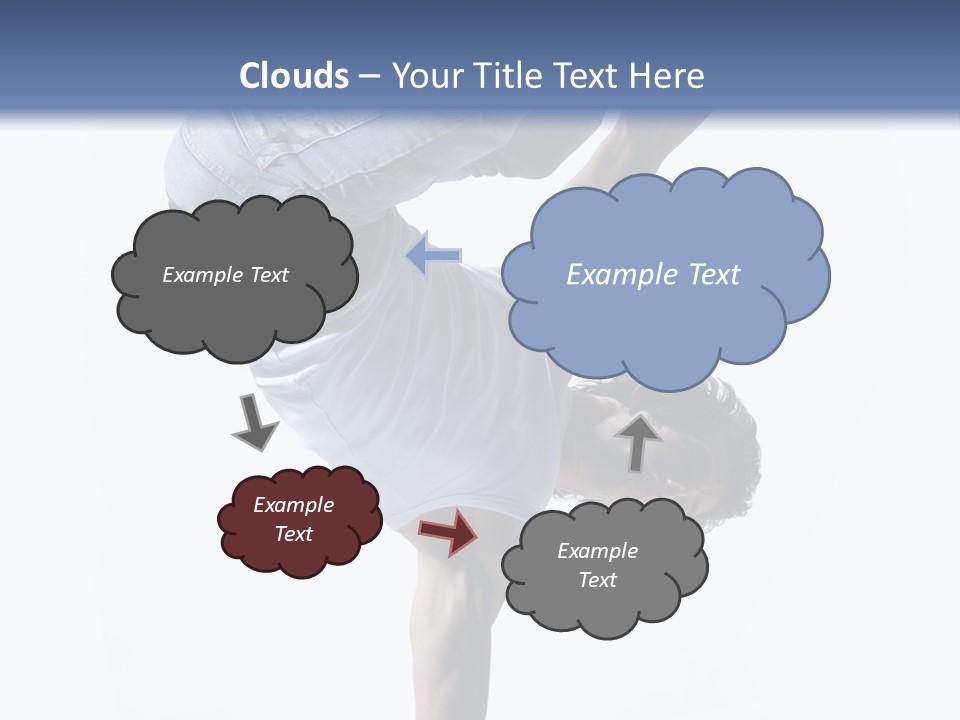 Dancer Exercise Motion PowerPoint Template