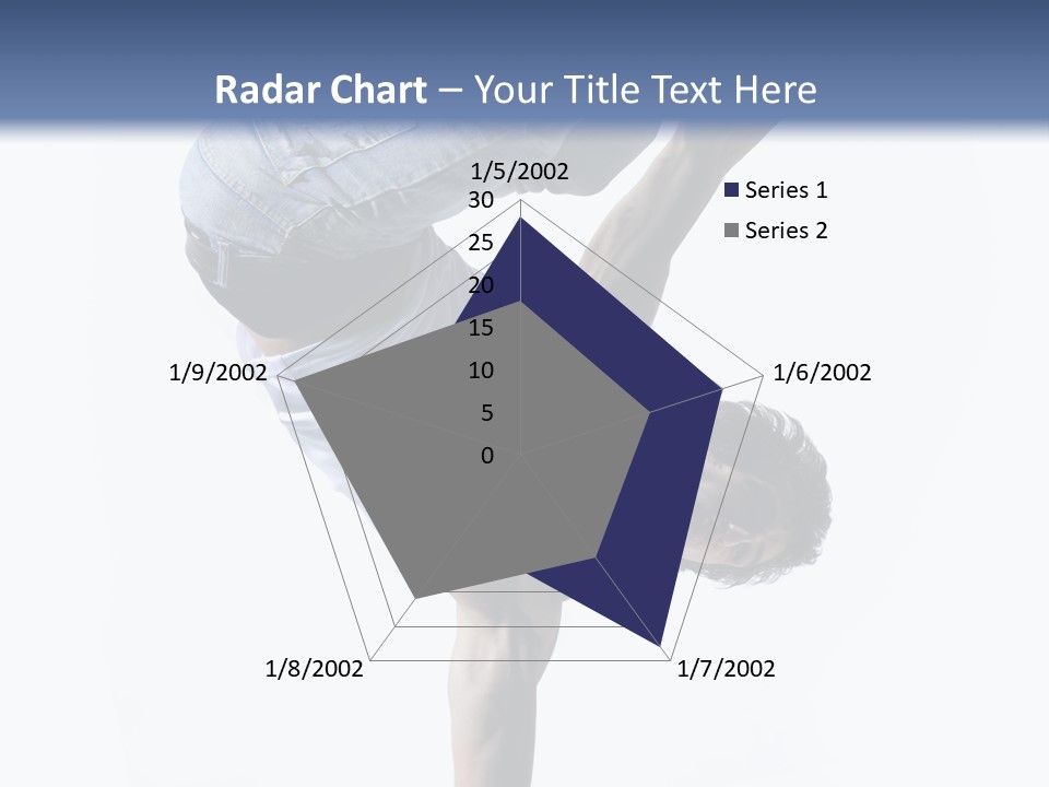 Dancer Exercise Motion PowerPoint Template