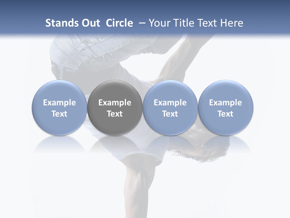 Dancer Exercise Motion PowerPoint Template